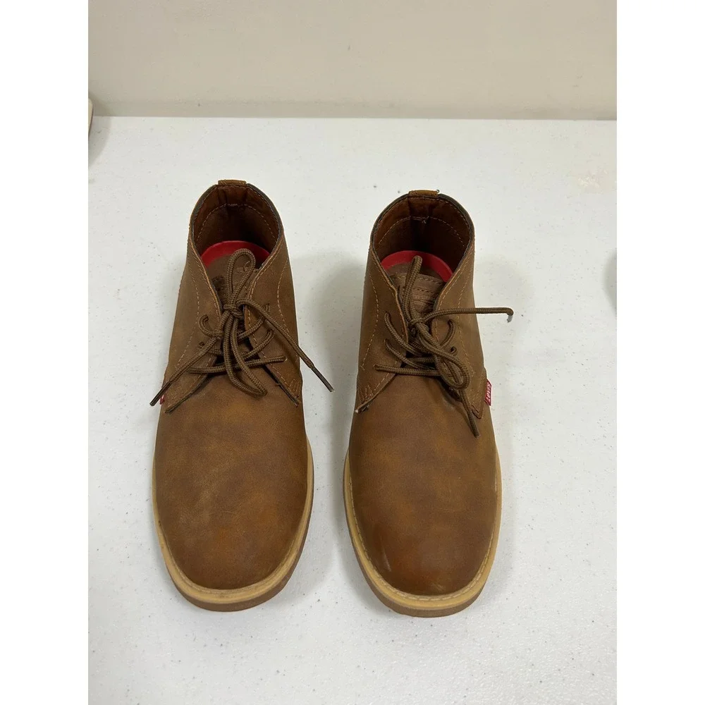 Levis Mens Brown Synthetic Leather Chukka‎ Boots Size 9 518815DKTN-MENS